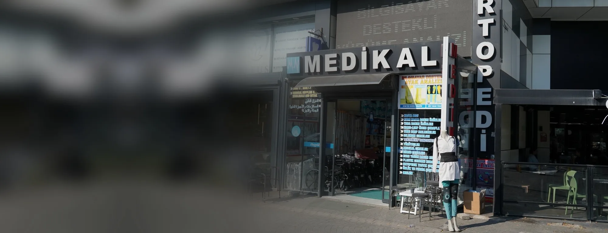MN Medikal mağaza cephesi — Beylikdüzü